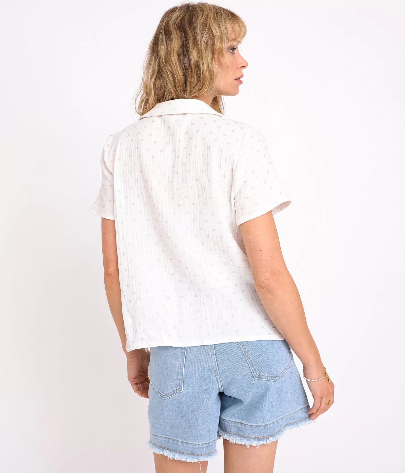 EDJI Chemisiers & Tops*Chemise manches courtes Christa