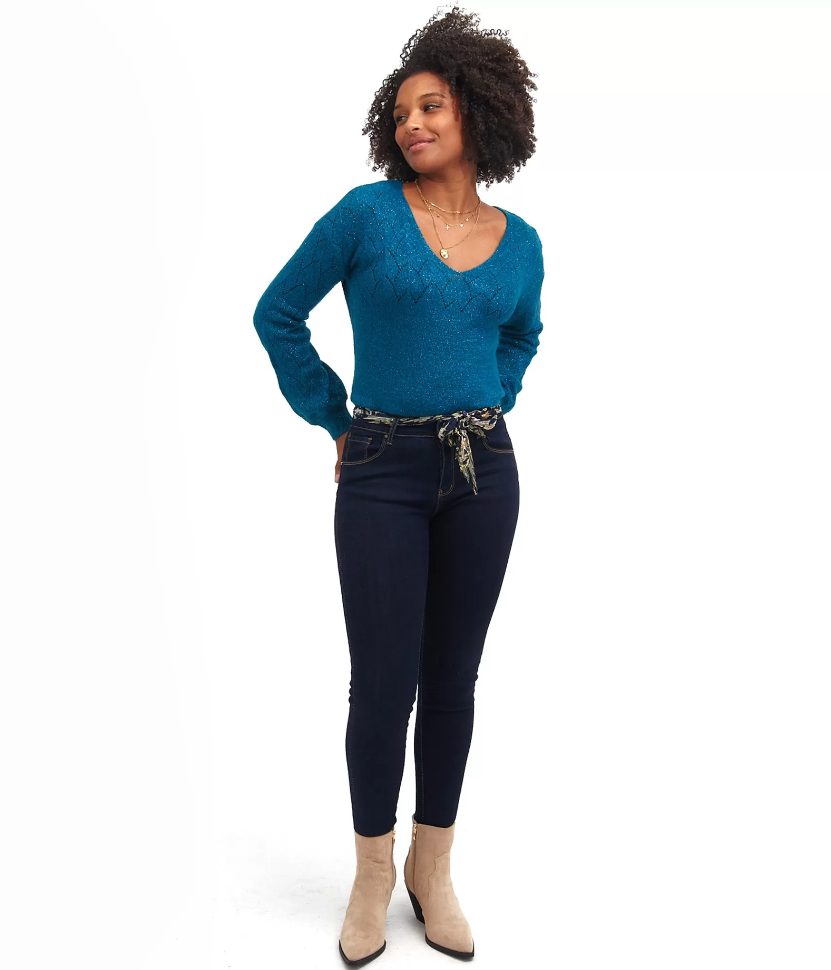EDJI Pantalons & Jeans*Jean Skinny Plum