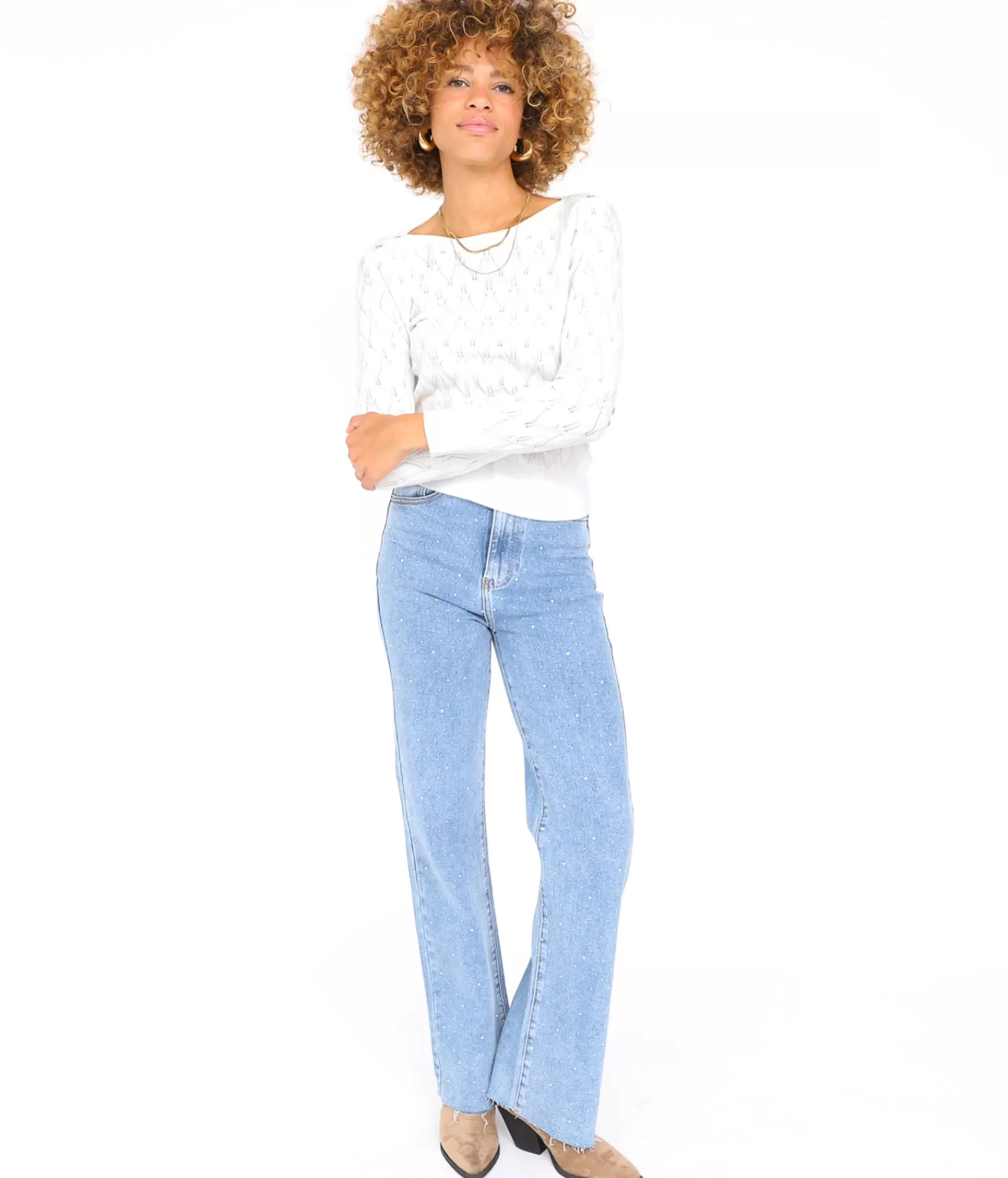 EDJI Pantalons & Jeans*Jean strass Alex