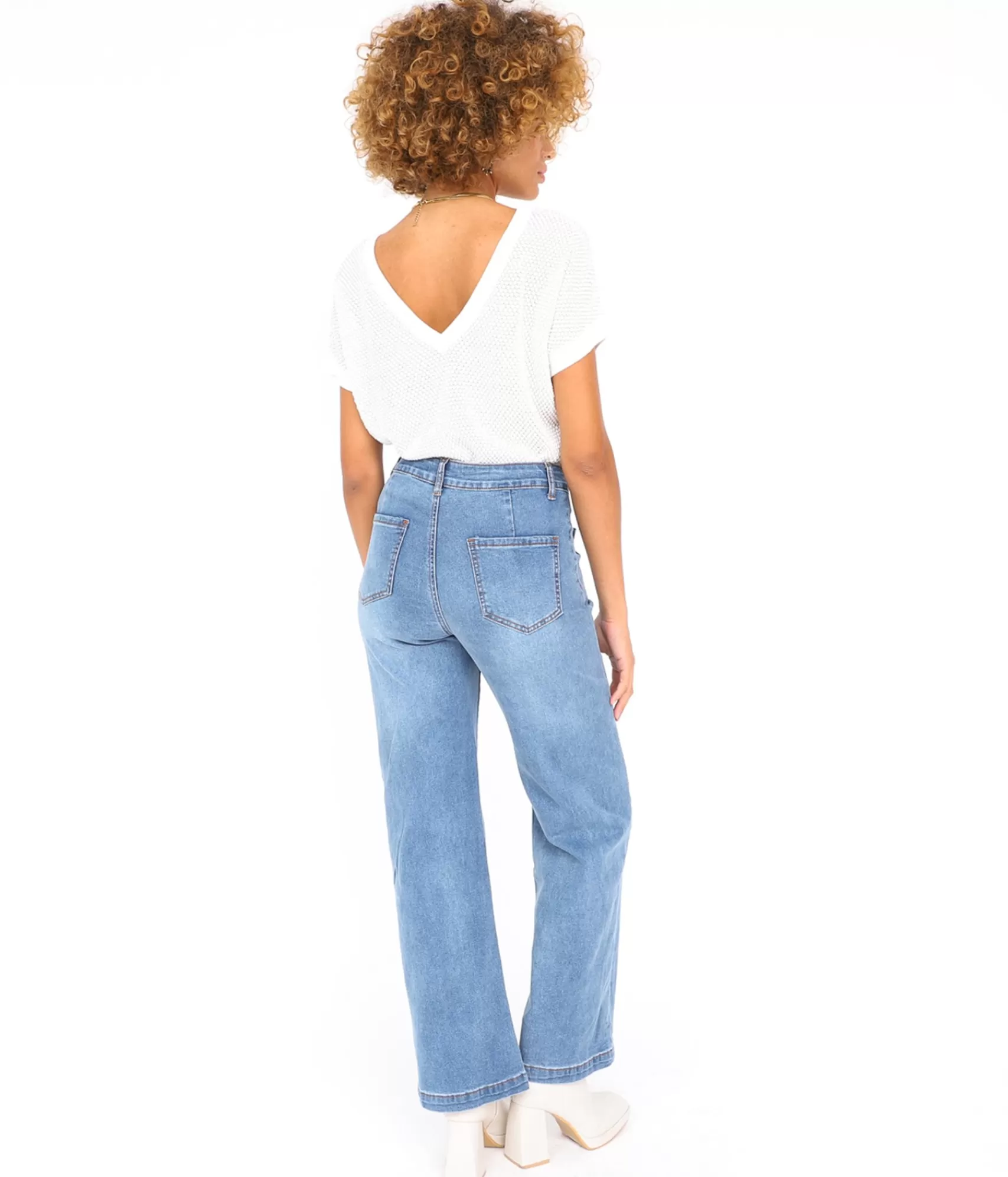 EDJI Pantalons & Jeans*Jean évasé Clem