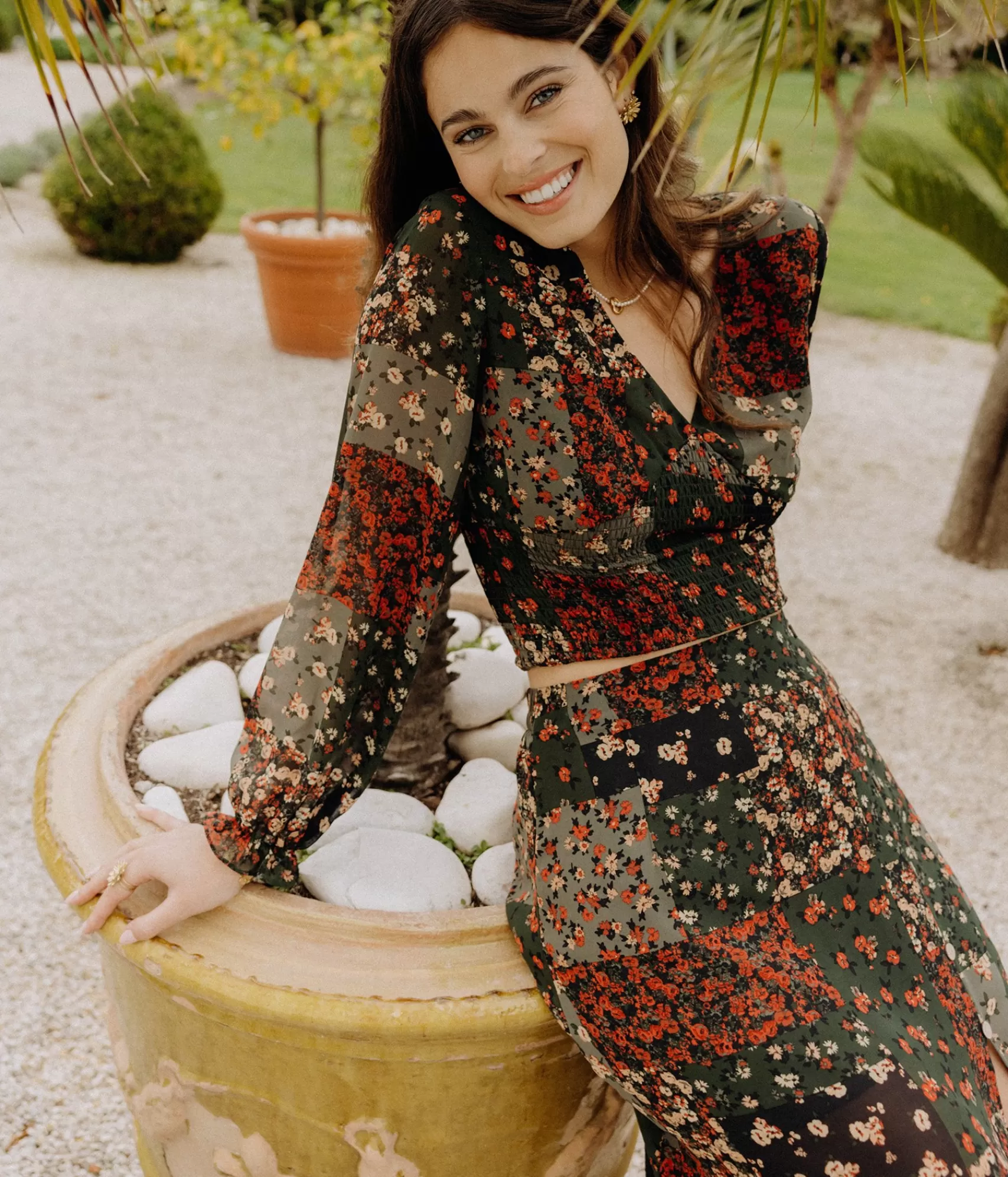 EDJI Jupes*Jupe longue à boutons Nolwenn