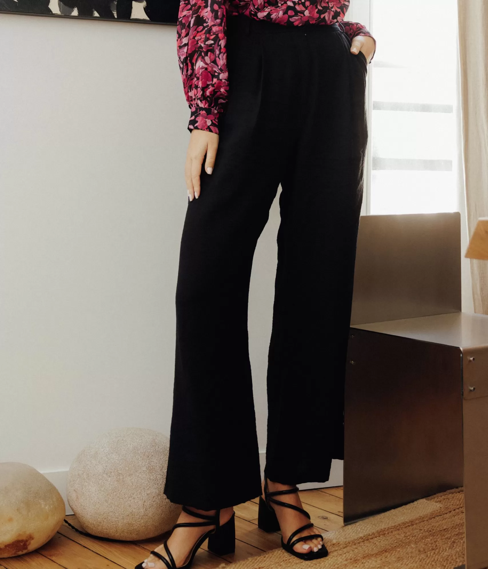 EDJI Pantalons & Jeans*Pantalon large à boutons Méline