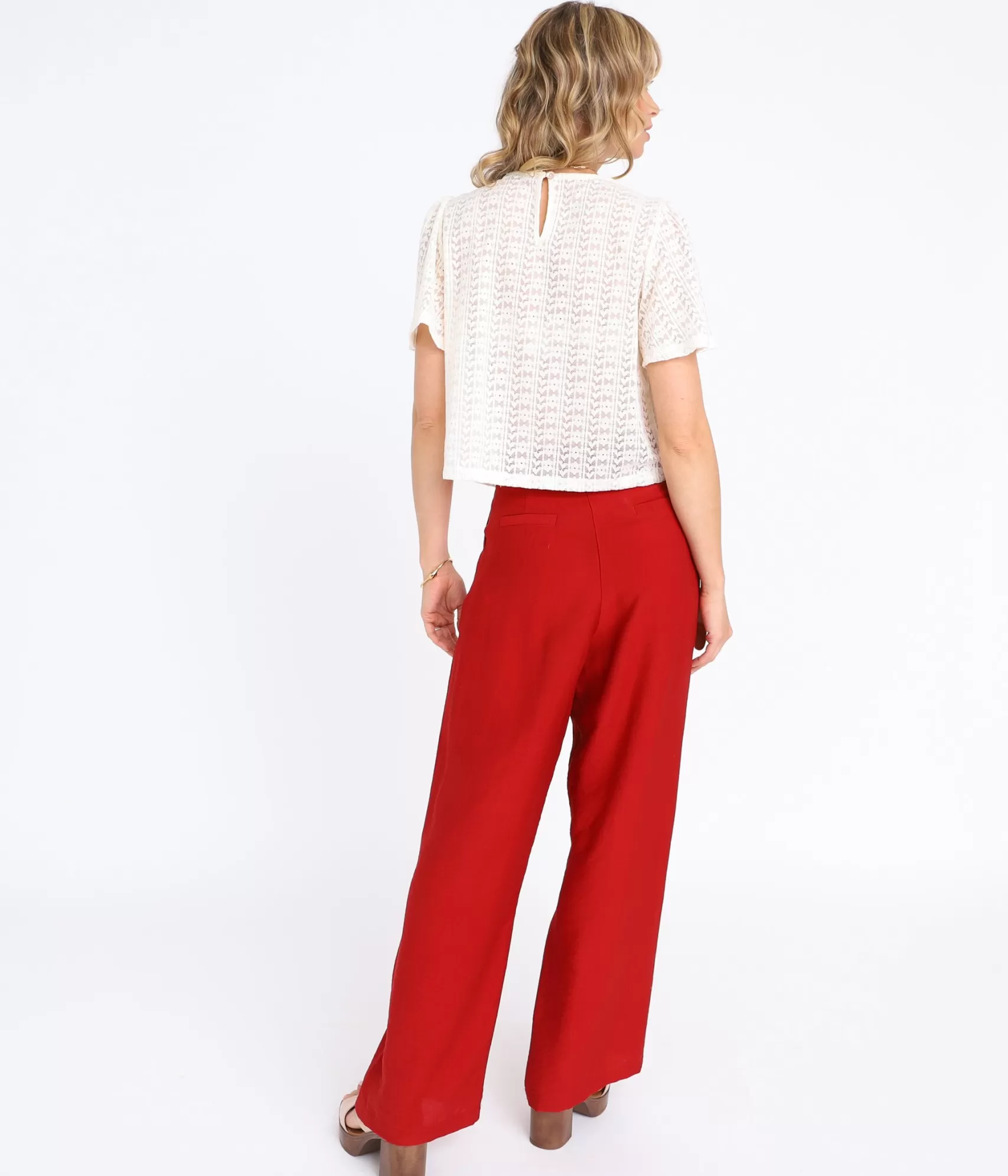 EDJI Pantalons & Jeans*Pantalon large à boutons Méline