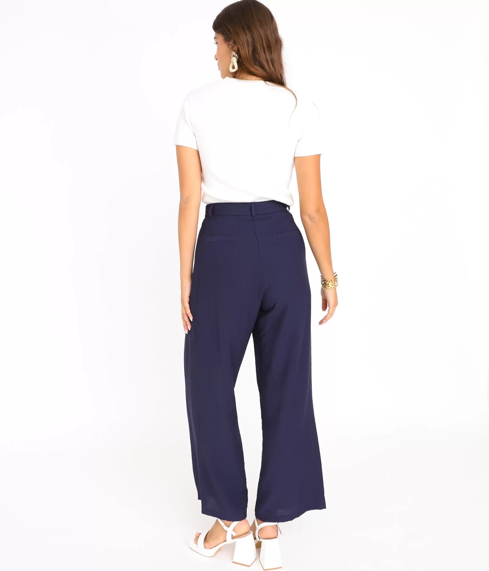 EDJI Pantalons & Jeans*Pantalon large à boutons Méline