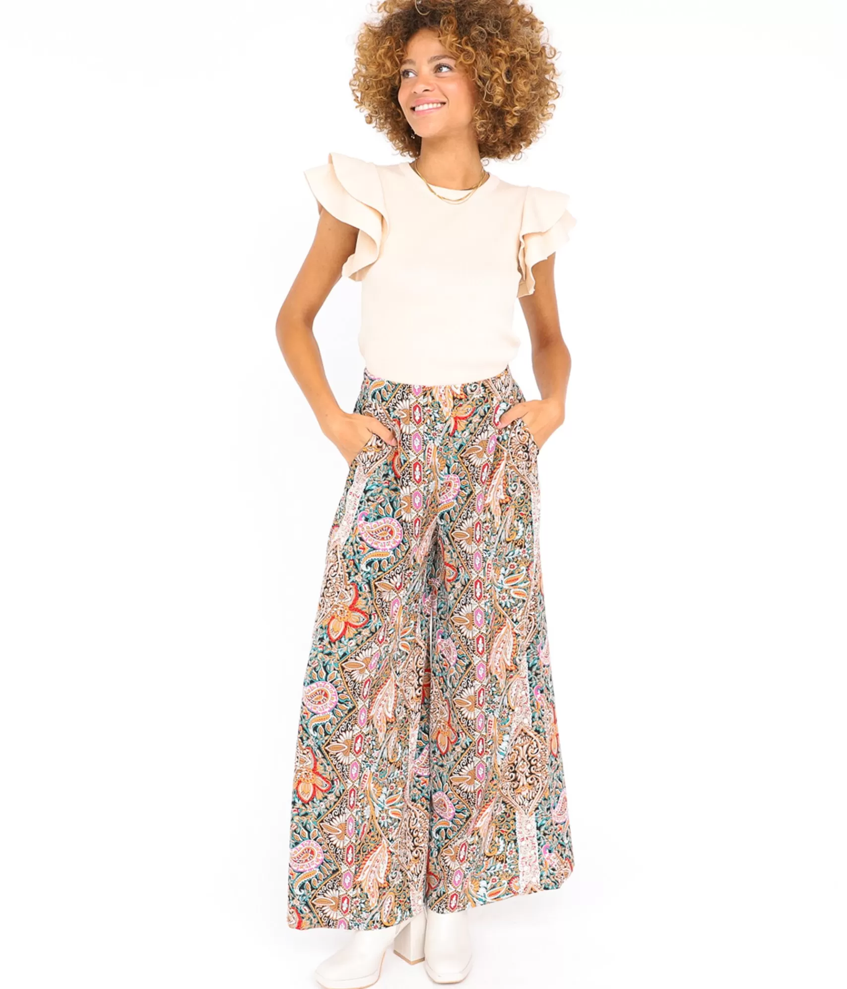 EDJI Pantalons & Jeans*Pantalon large Polly