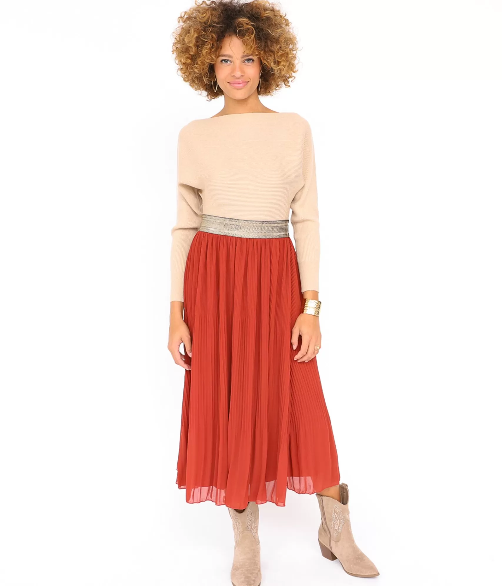 EDJI Mailles*Pull à boutons Cynthia