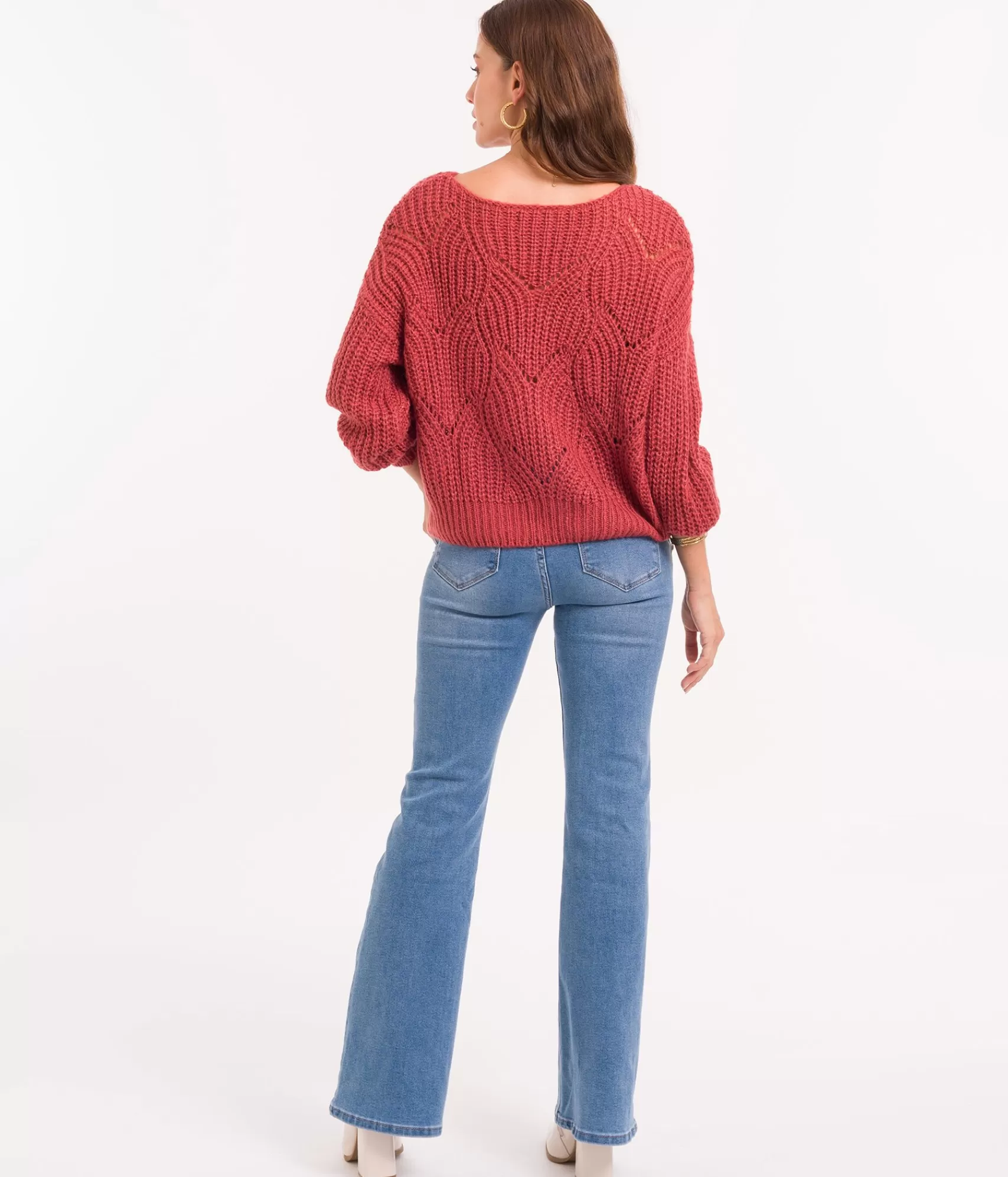 EDJI Mailles*Pull ajouré oversize Mathis