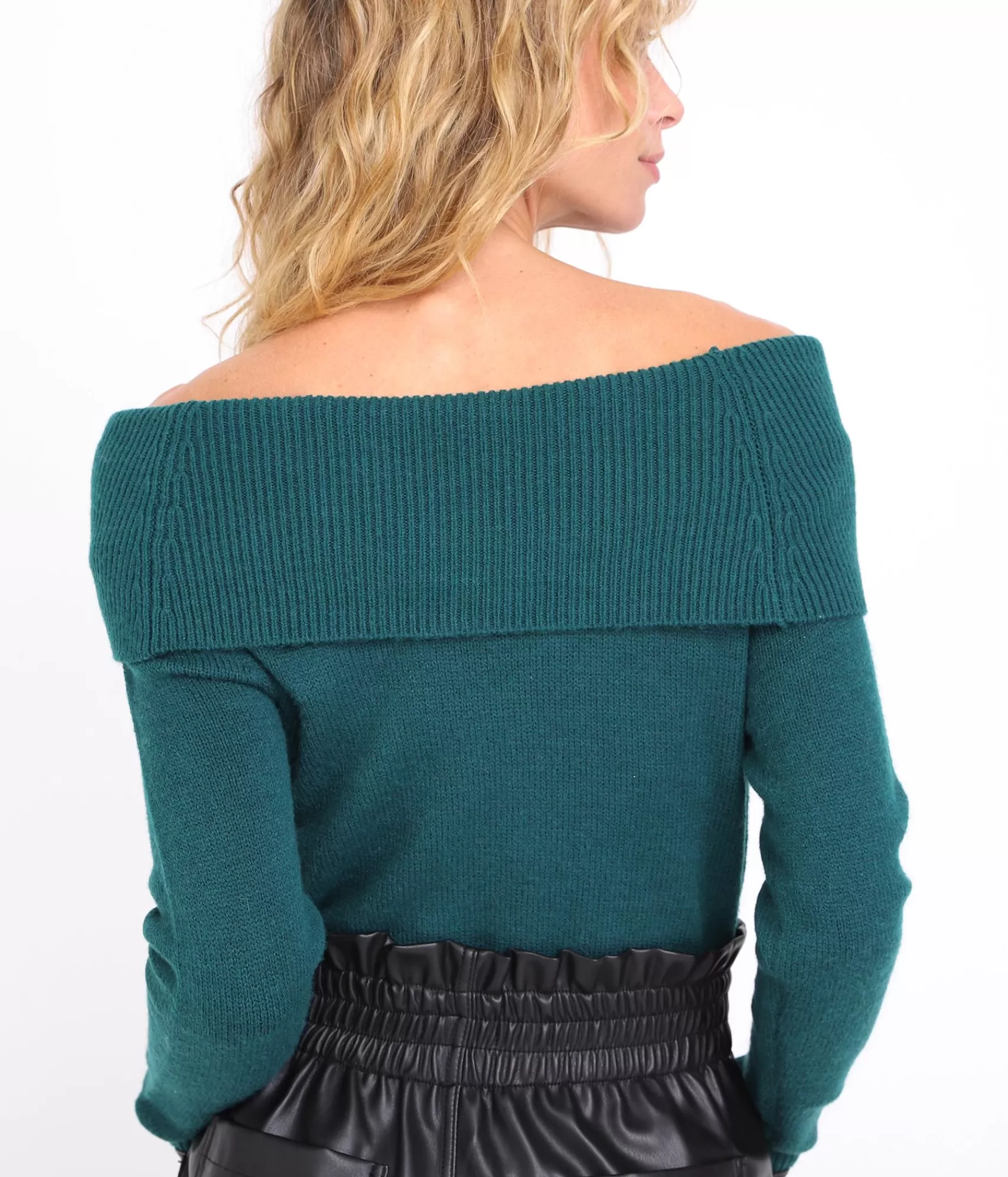EDJI Mailles*Pull Bardot