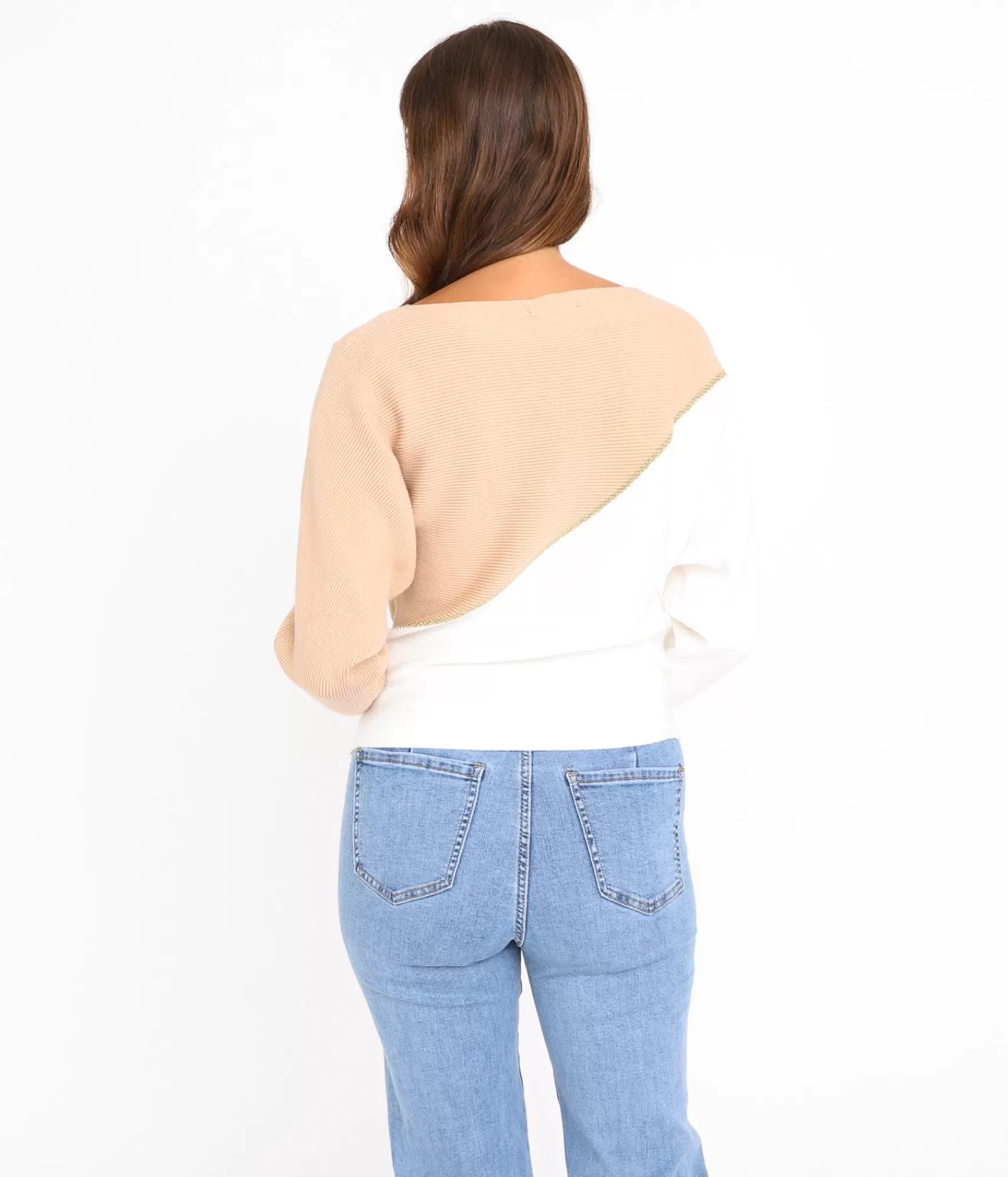EDJI Mailles*Pull bicolore Cynthia