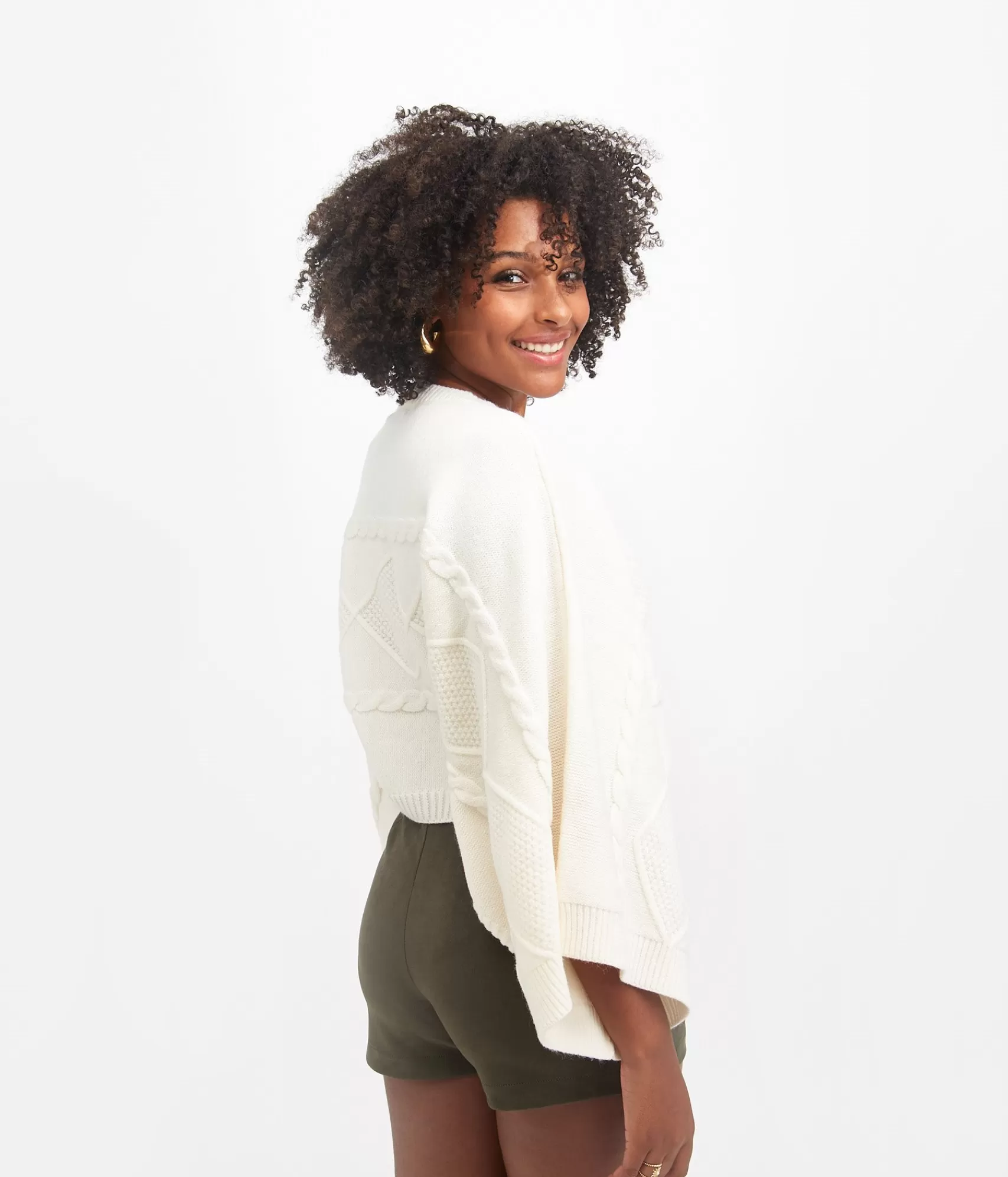 EDJI Mailles*Pull cape Marlon