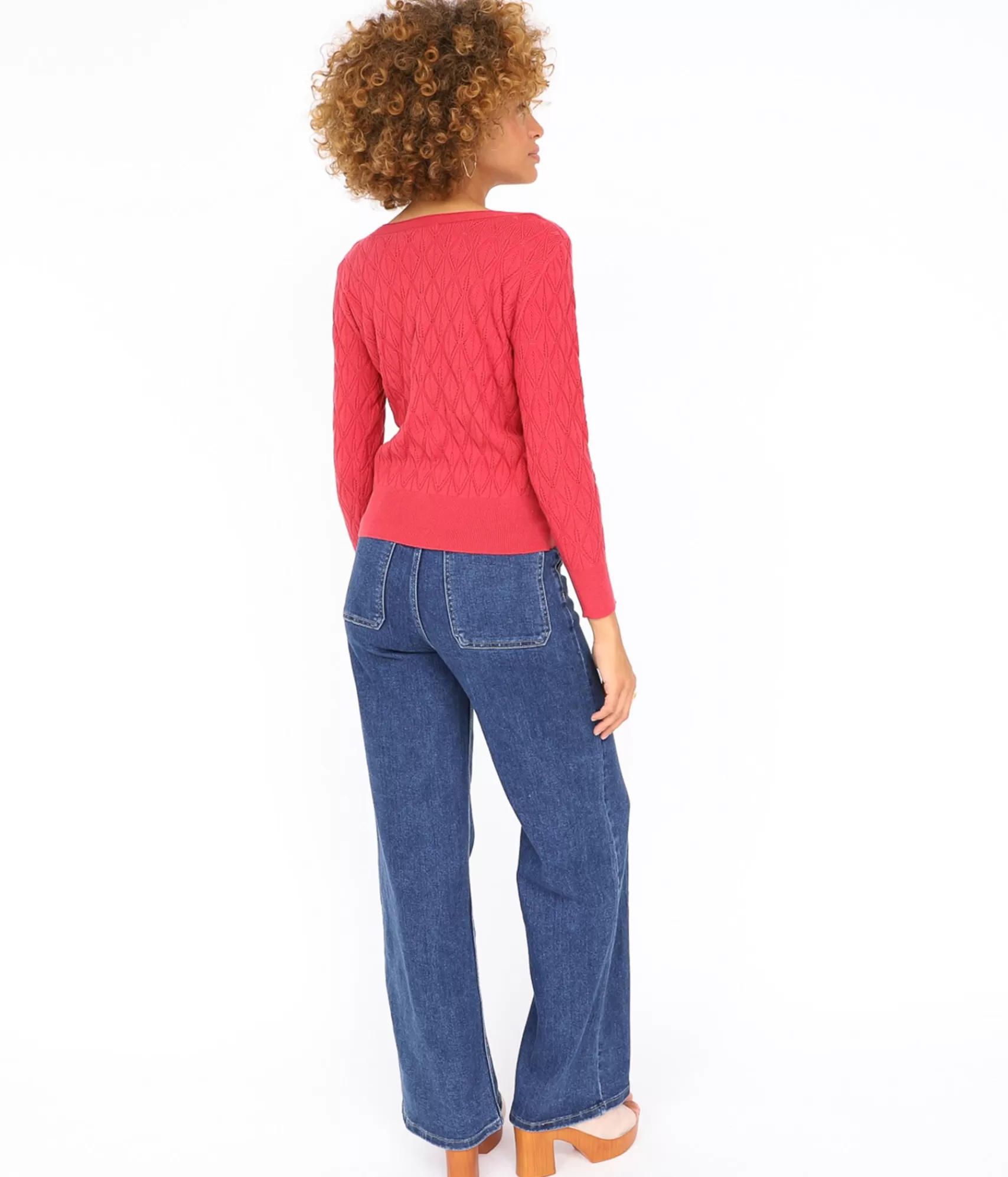 EDJI Mailles*Pull col bateau Viviane