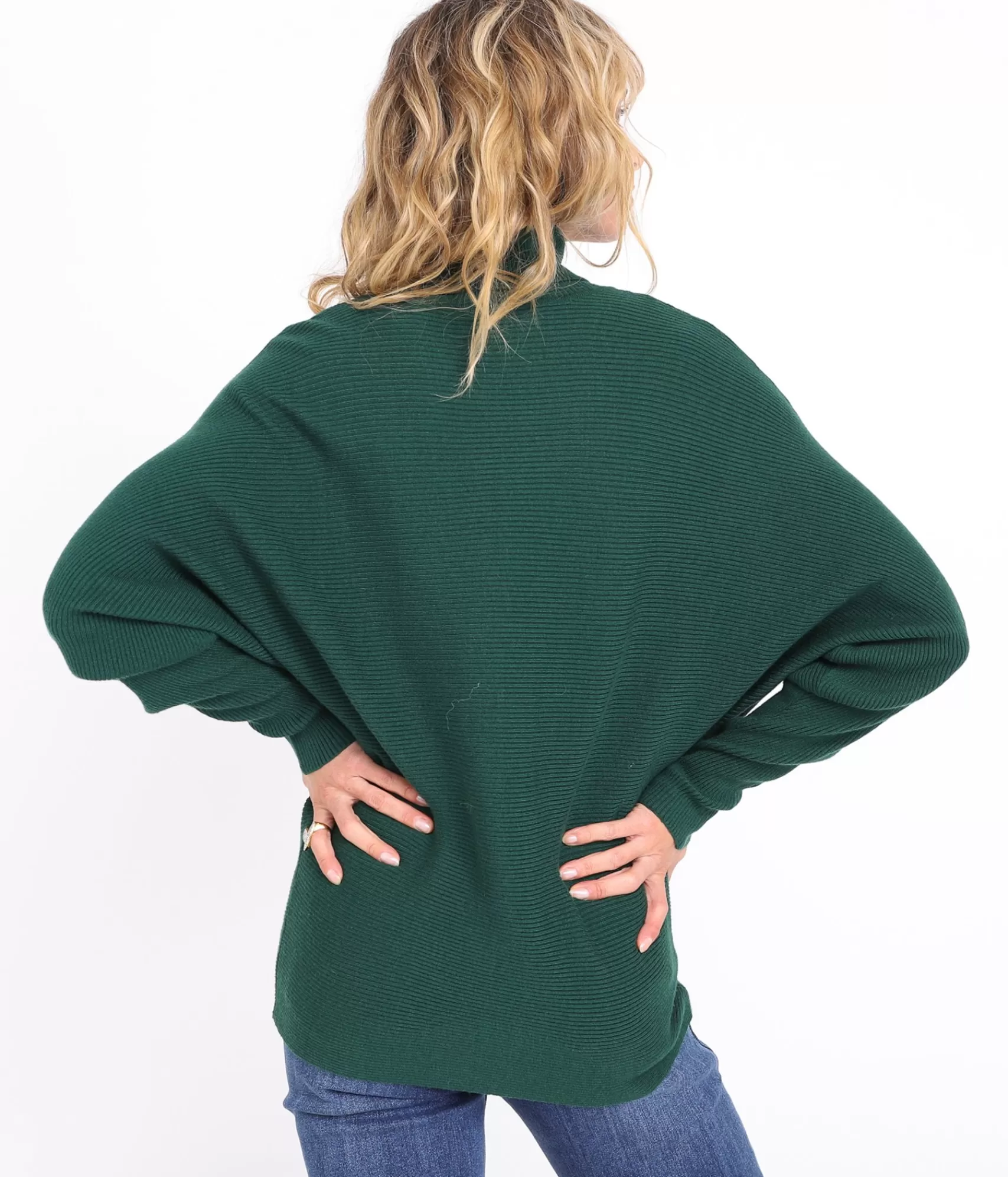 EDJI Mailles*Pull Col roulé Cynthia