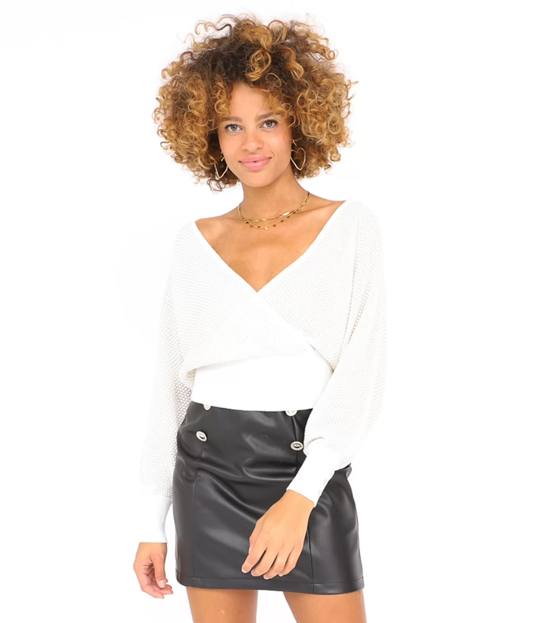 EDJI Mailles*Pull double sens Enzo