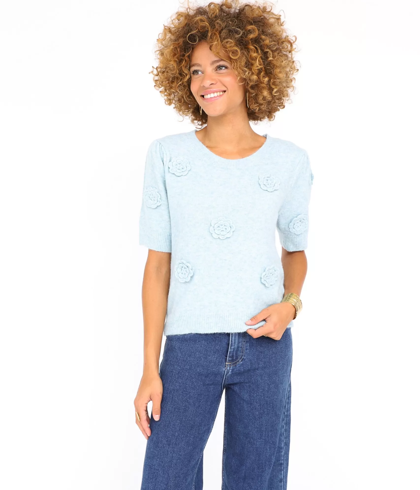 EDJI T-shirts*Pull manches courtes Daisy
