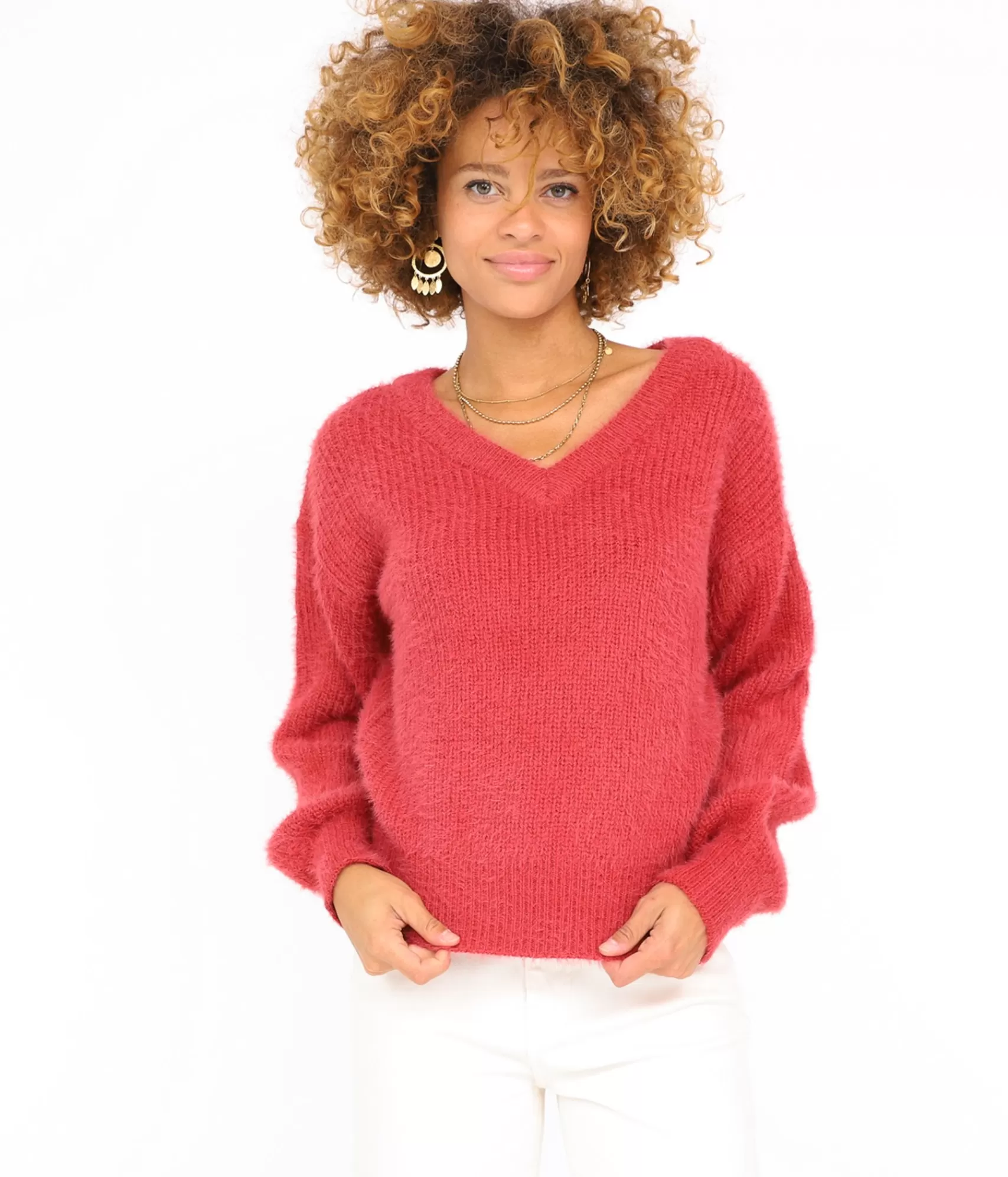 EDJI Mailles*Pull poilu Gaelle