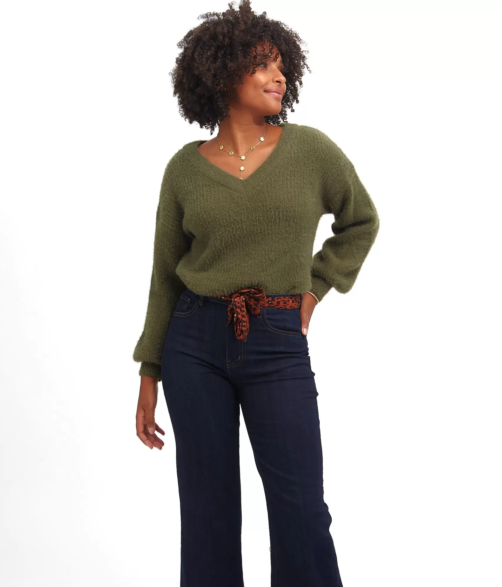 EDJI Mailles*Pull poilu Gaelle