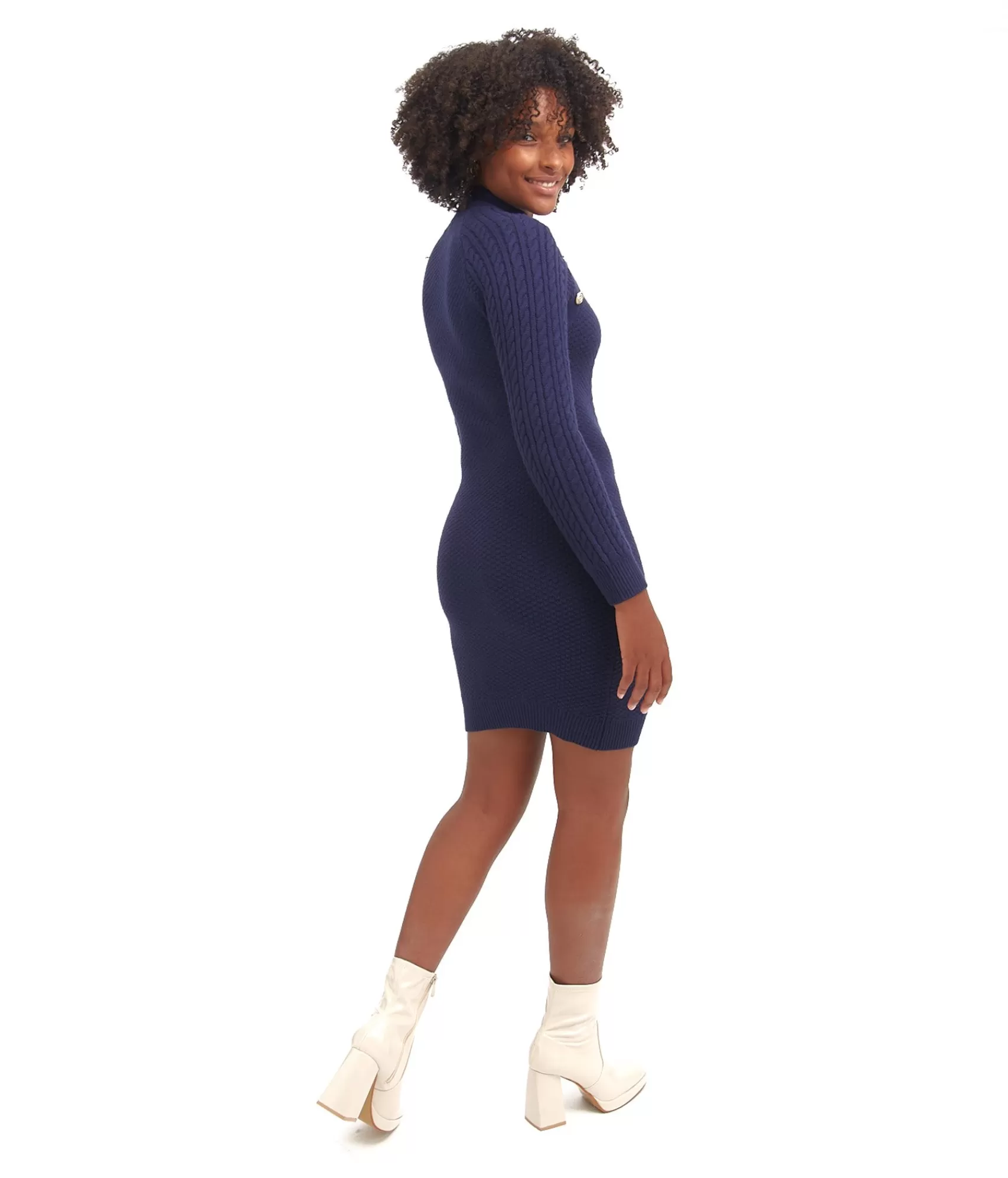 EDJI Robes*Robe à boutons Mona