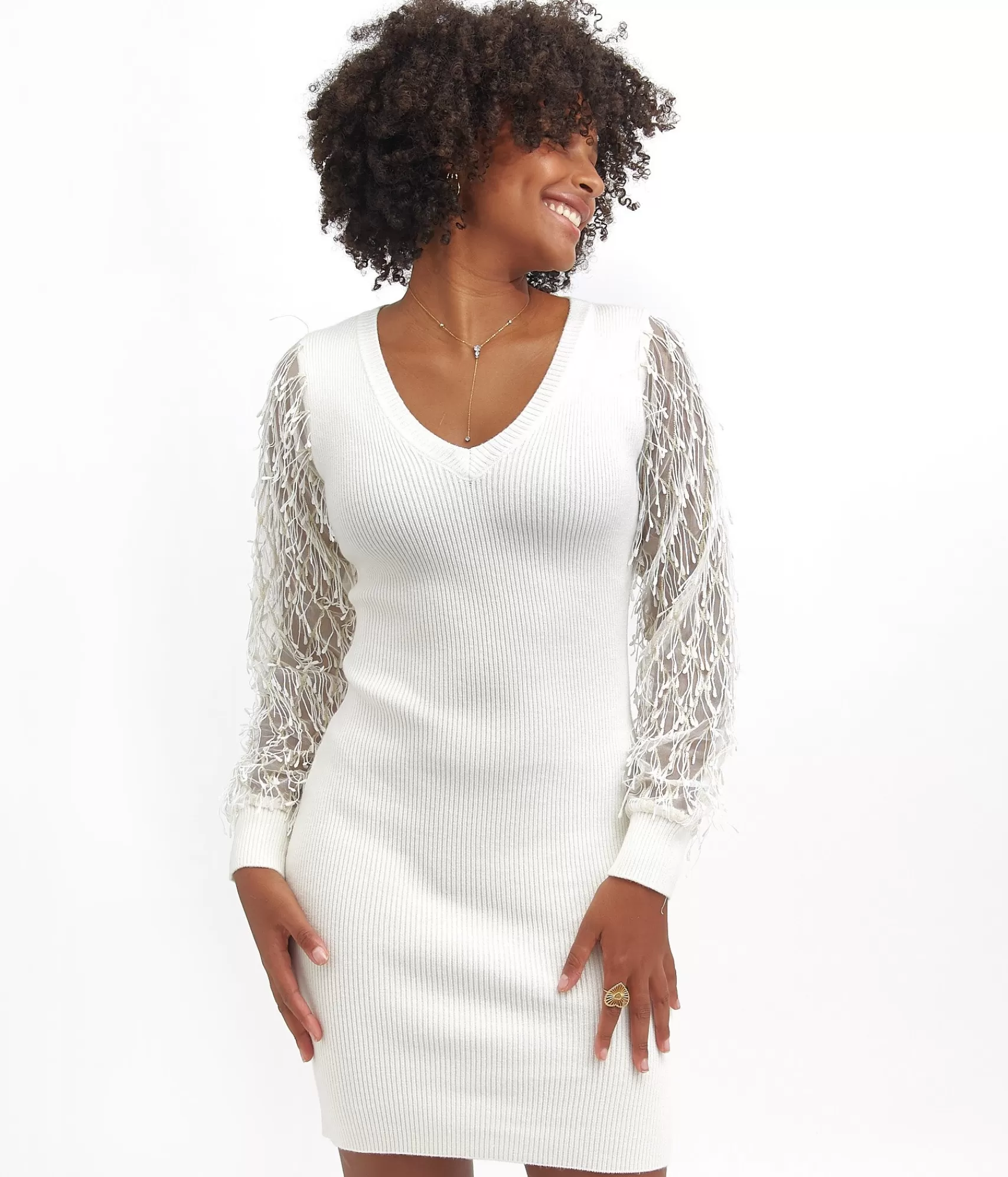 EDJI Robes*Robe col V Alvaro