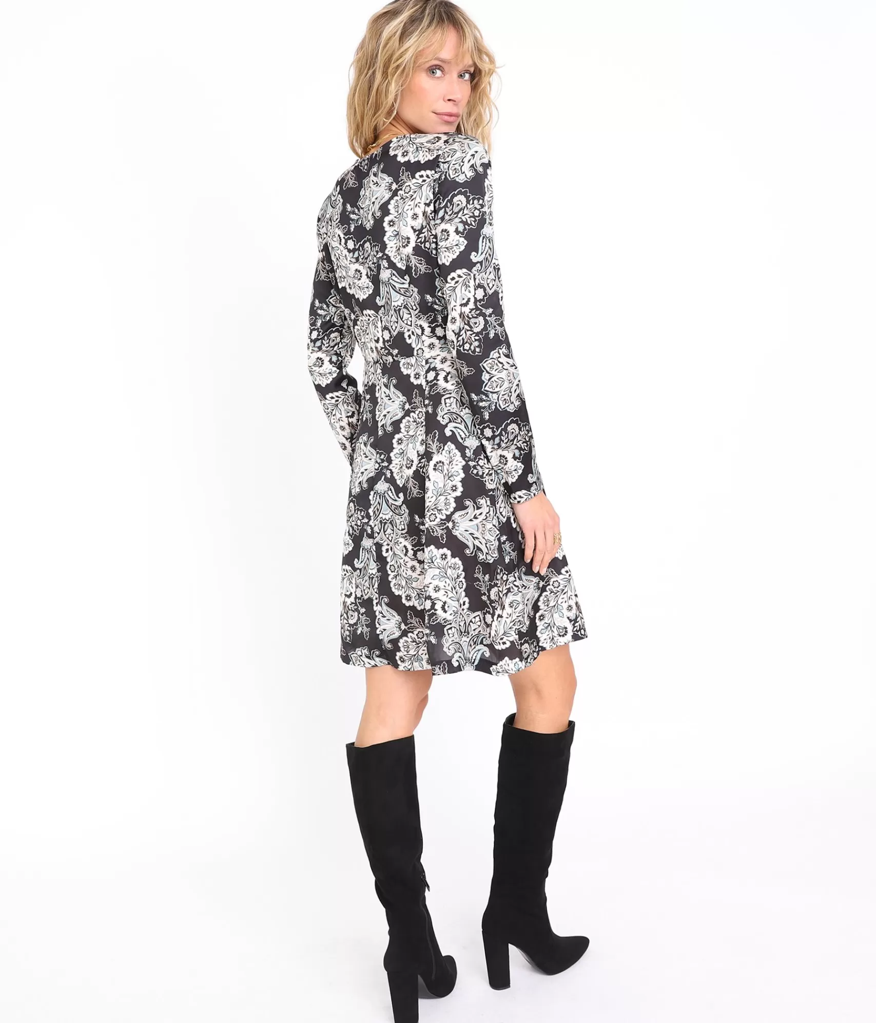 EDJI Robes*Robe col V Eva