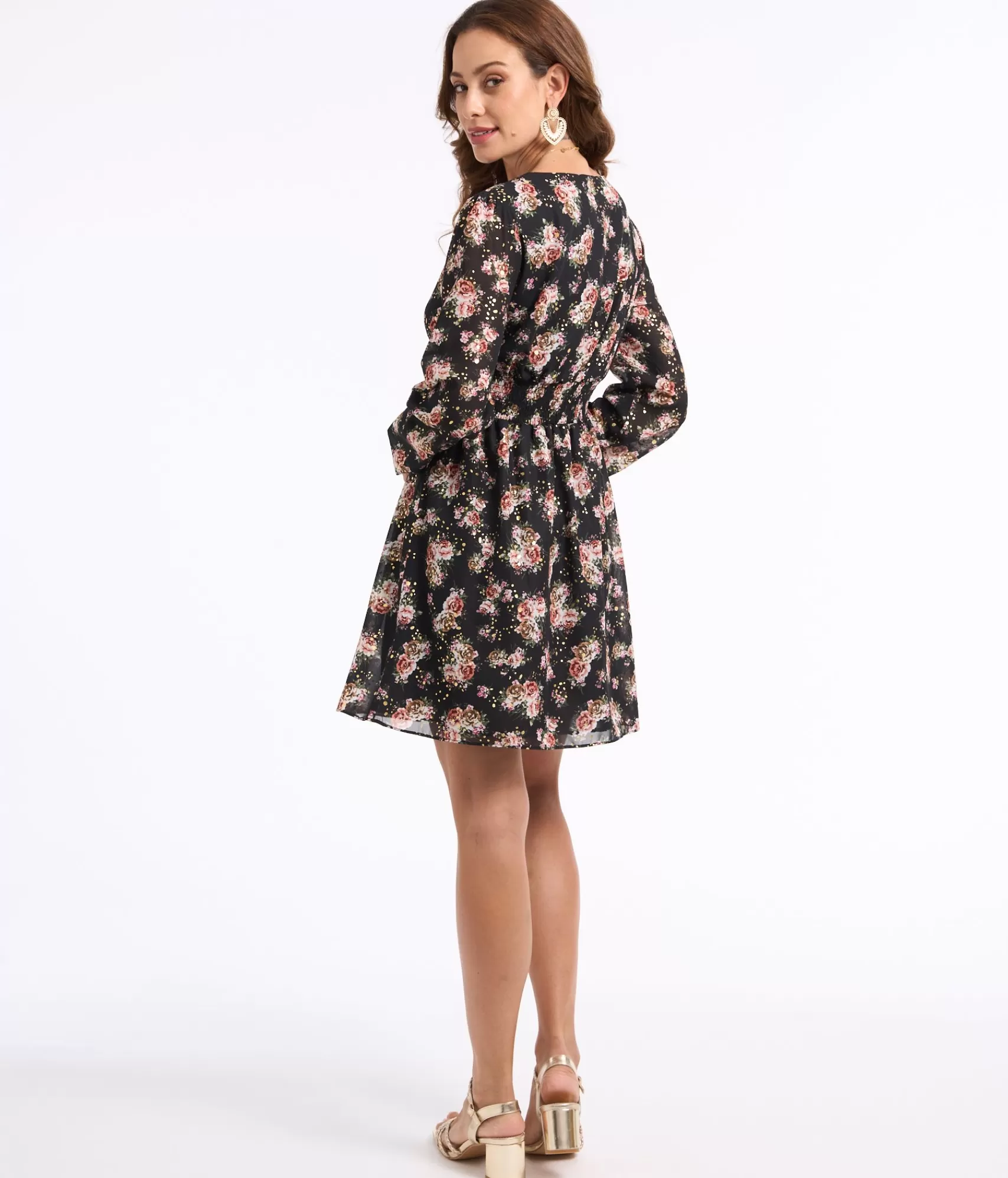 EDJI Robes*Robe Col V Lily Rose