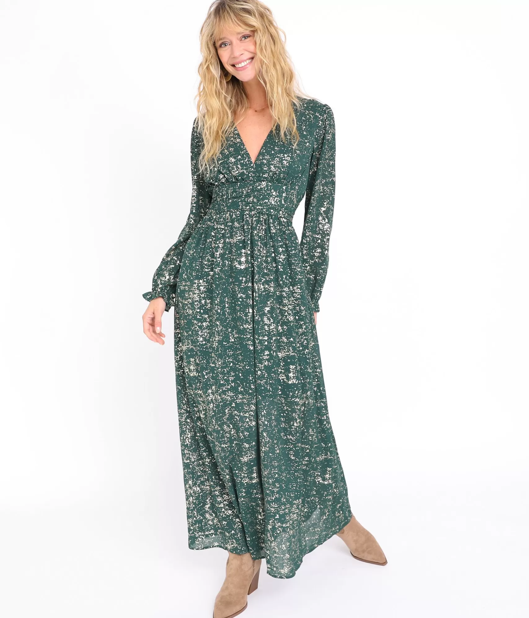 EDJI Robes*Robe longue corset Madeline