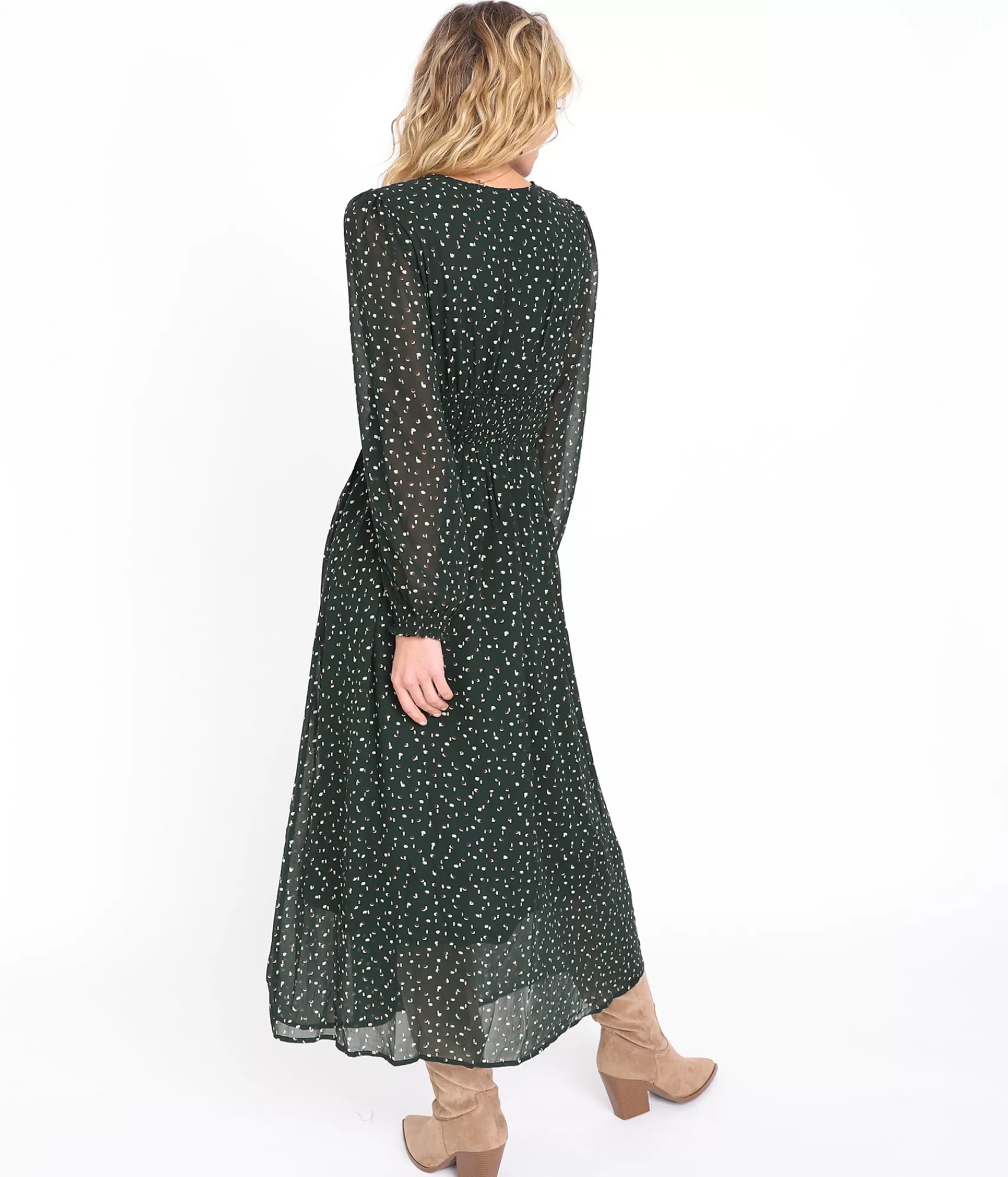 EDJI Robes*Robe longue corset Nais