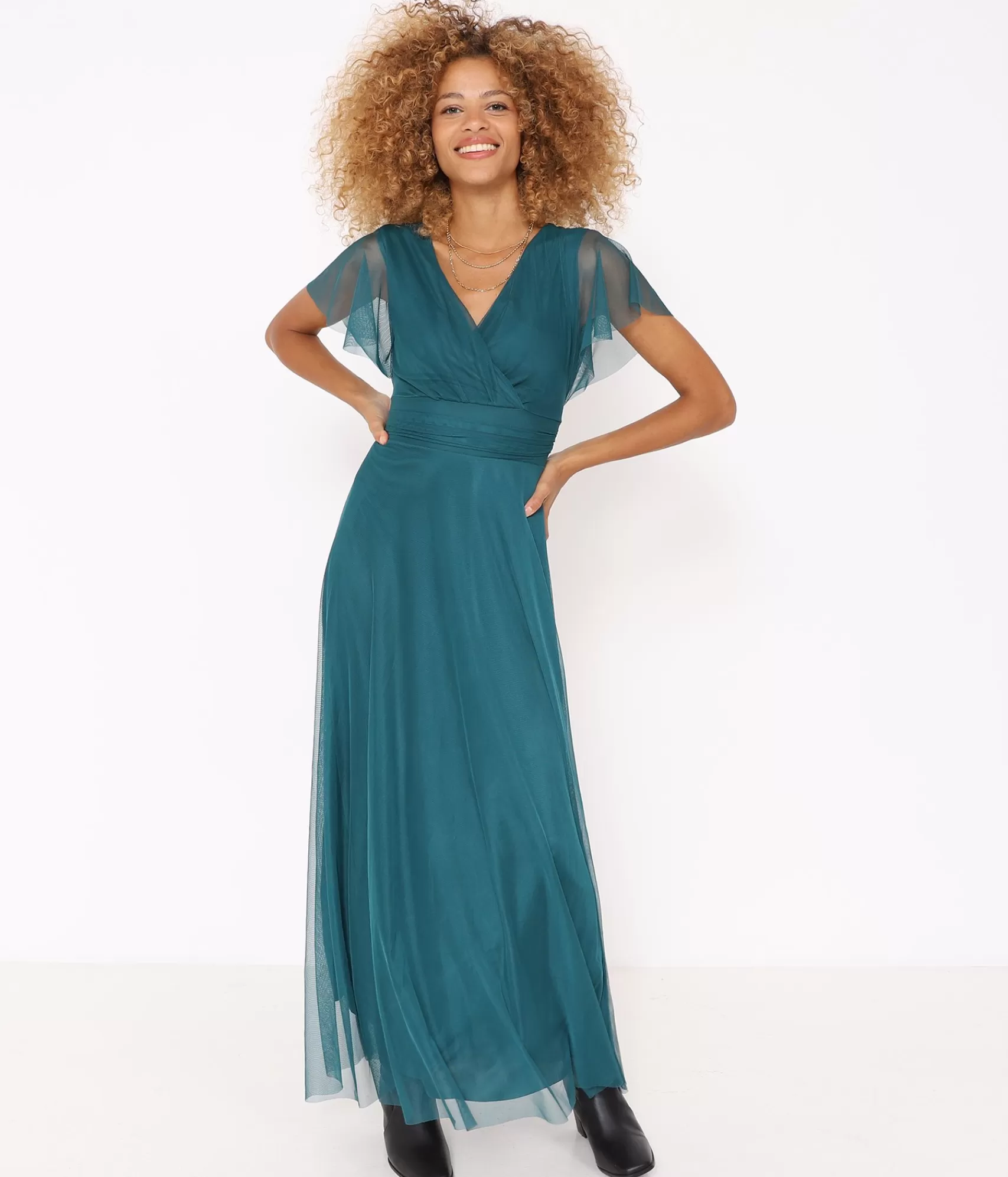 EDJI Robes*Robe longue en tulle