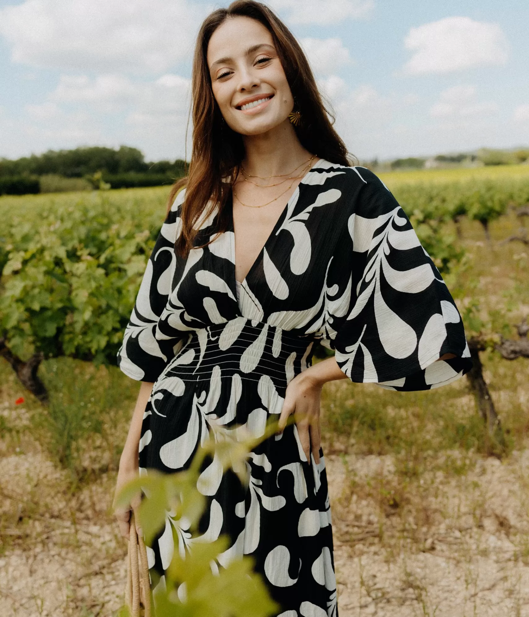 EDJI Robes*Robe longue Perly
