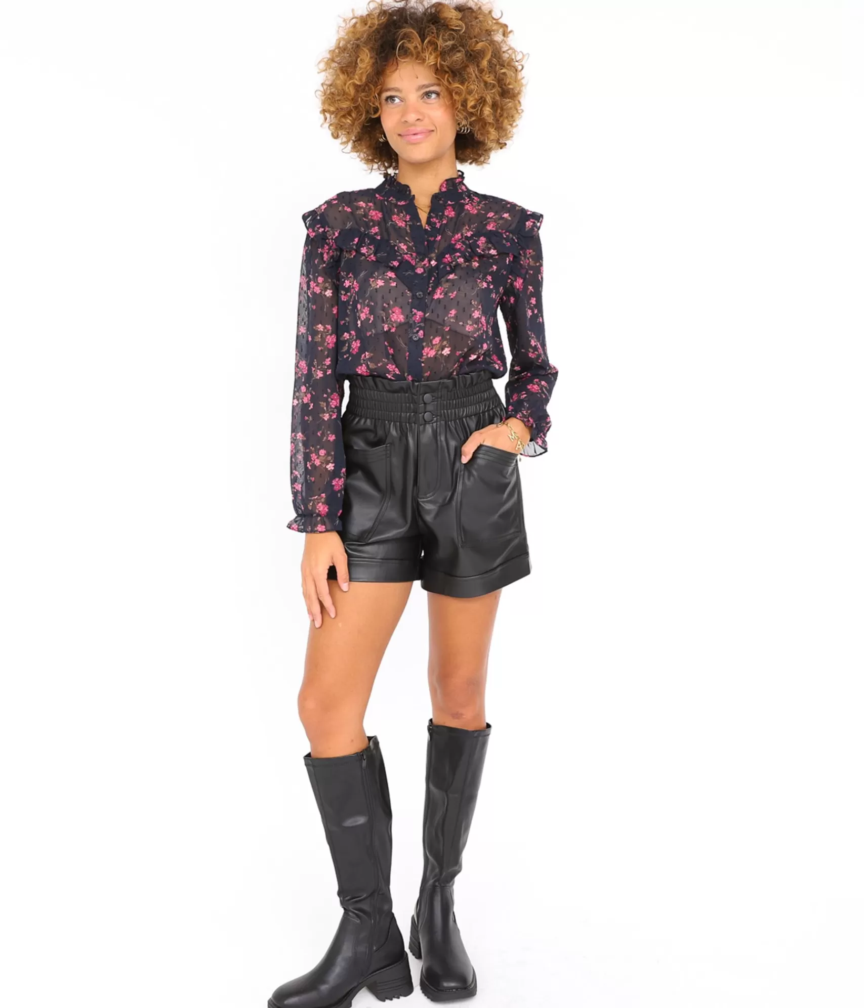 EDJI Shorts*Short en simili Anna