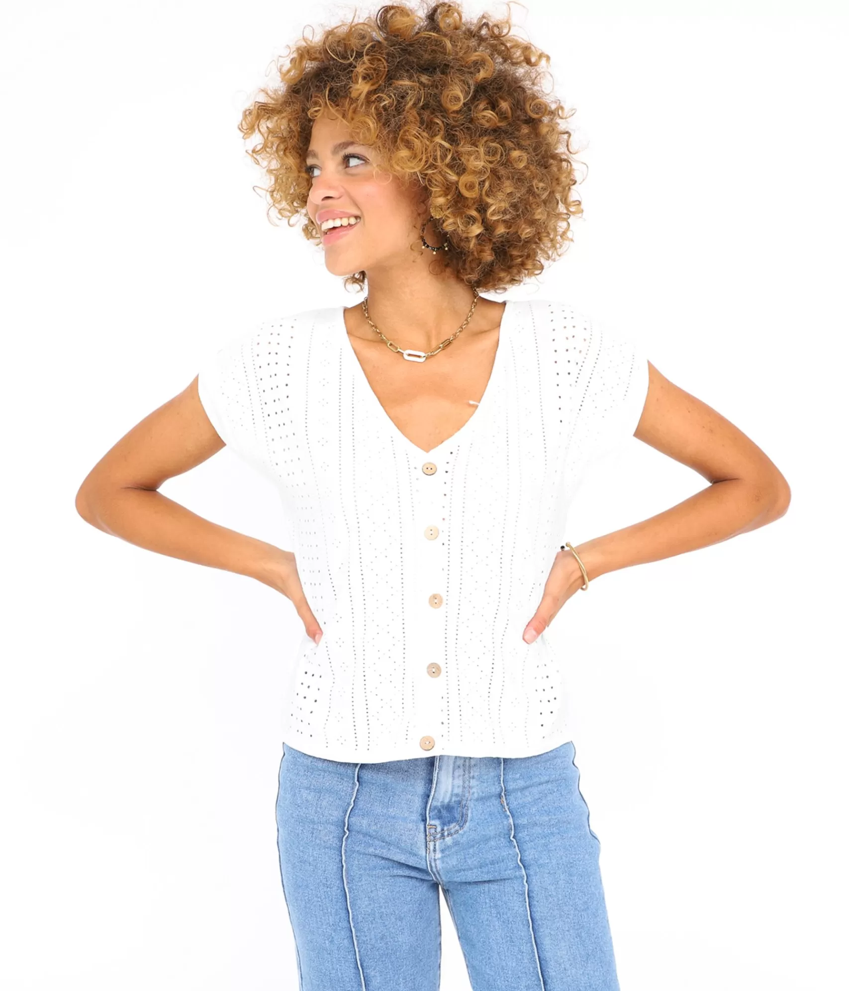 EDJI T-shirts*Tee-shirt à dentelle Ely