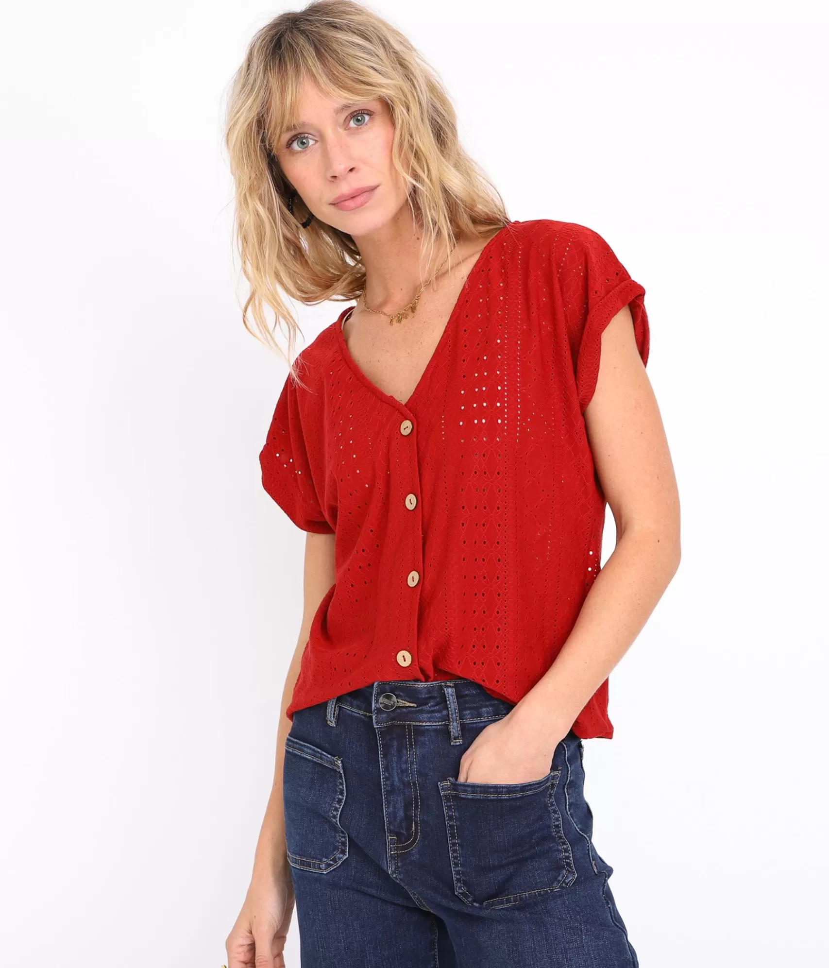 EDJI T-shirts*Tee-shirt à dentelle Ely