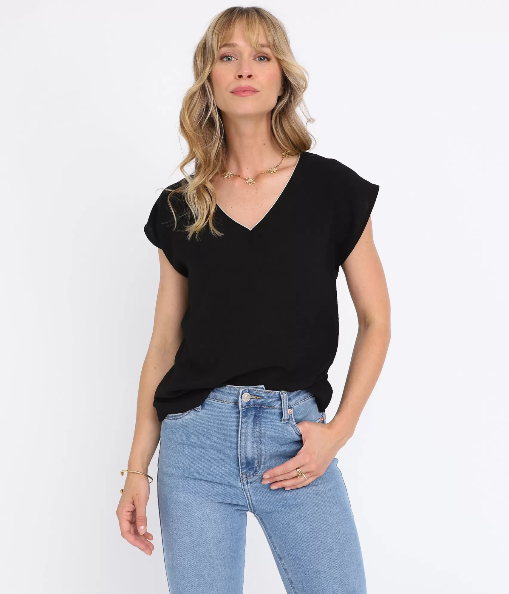 EDJI Chemisiers & Tops*Top droit Delphine