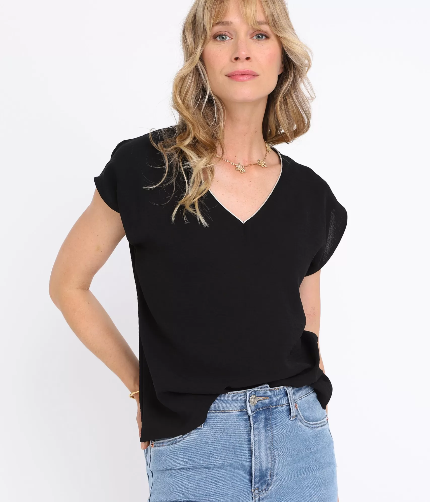 EDJI Chemisiers & Tops*Top droit Delphine